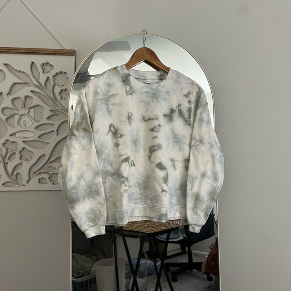 Madewell Tie-Dye Cotton Swing Crewneck - Picture 6 of 7